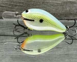 Black Label Balsa - Sweetheart MR - Custom Balsa Crankbait - Citrus Candy color