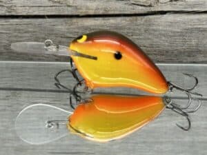 Black Label Balsa - Wreck Deep - Custom Balsa Crankbait - Simple Craw color