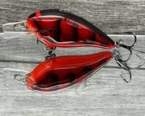 Black Label Balsa - BL 1.0 - Balsa Squarebill - Fire Craw color