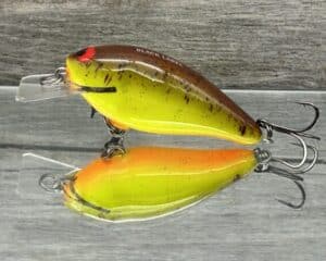 Black Label Balsa - BL 1.0 - Balsa Squarebill - Chartreuse Root Beer color