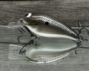 Black Label Balsa - BL 1.0 - Balsa Squarebill - American Shad color