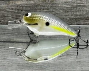 Black Label Balsa - BL 1.0 - Balsa Squarebill - Chartreuse Shad color