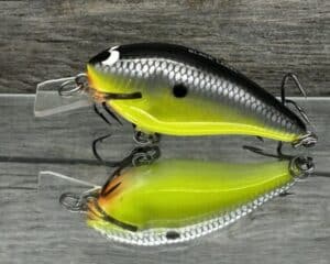 Black Label Balsa - BL 1.0 - Balsa Squarebill - Chartreuse Magic color
