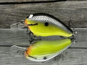Black Label Balsa - Sweetheart - Custom Balsa Crankbait - Chartreuse Magic color