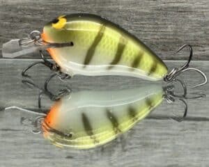 Black Label Balsa - Sweetheart - Custom Balsa Crankbait - Faded Perch color