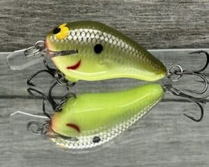 Black Label Balsa - Sweetheart - Custom Balsa Crankbait - Moon Shine color