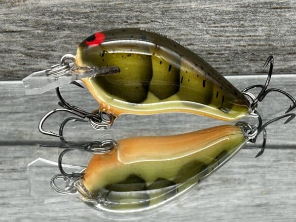 Black Label Balsa - Sweetheart - Custom Balsa Crankbait - Phantom Green  Craw color - Wood Bait Country