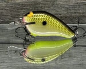 Black Label Balsa - Sweetheart - Custom Balsa Crankbait - Bone Shad color
