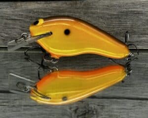 Black Label Balsa - Prowler Flat - Custom Balsa Squarebill Crankbait - Simple Craw color