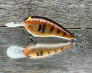 Black Label Balsa - Little Cliffie - Signature Series Crankbait - Foiled Copper Gill color