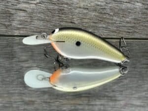Black Label Balsa - Little Cliffie - Custom Balsa Crankbait - Smash color
