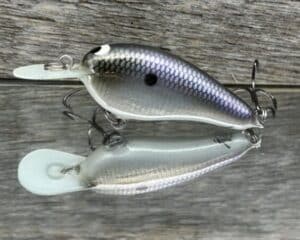 Black Label Balsa - Little Cliffie - Signature Series Crankbait - Foiled American Shad color