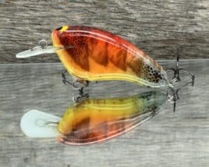 Black Label Balsa - Hickster - Signature Series Crankbait - Blue Fire Claw Color
