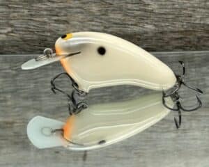 Black Label Balsa - Hickster - Balsa Crankbait - Bone Color - Zoom WEC Hicky