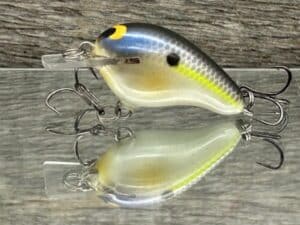 Black Label Balsa - Runt- Custom Balsa Crankbait - Magic Shad color