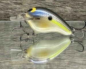 Black Label Balsa - Runt- Custom Balsa Crankbait - Magic Shad color