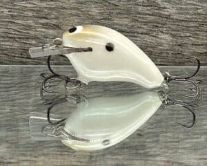 Black Label Balsa - Runt- Custom Balsa Crankbait - Pearl Shad color