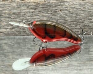 Black Label Balsa - The .38 - Balsa Crankbait - Habanero color