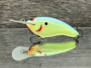 Black Label Balsa - The .38 - Balsa Crankbait - Blue Moon color