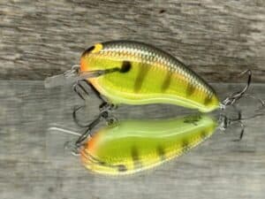 Black Label Balsa - Prowler - Signature Series Custom Balsa Squarebill Crankbait - Foiled Bold Bluegill color