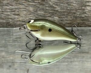 Black Label Balsa - BL 1.0 - Balsa Squarebill - Green Gizzard color