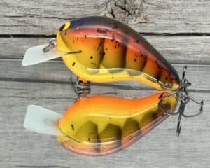 Black Label Balsa - CBS 2 - Custom Balsa Squarebill Crankbait - Spring Craw Color- Bagley B2