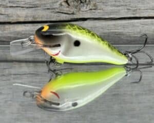 Black Label Balsa - BL 1.0 - Balsa Squarebill - Piebald Plemmons color