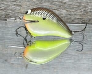 Black Label Balsa - Wreck Jr. - Custom Balsa Squarebill Crankbait - Slick color