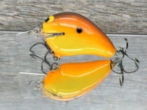 Black Label Balsa - Wreck Jr. - Custom Balsa Squarebill Crankbait - Simple Craw color