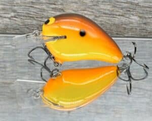 Black Label Balsa - Wreck Jr. - Custom Balsa Squarebill Crankbait - Simple Craw color