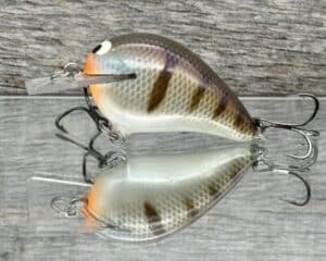 Black Label Balsa - Wreck Jr. - Custom Balsa Squarebill Crankbait - JB's Gill color