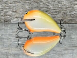 Black Label Balsa - Wreck Jr. - Custom Balsa Squarebill Crankbait - Parrot color