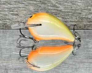 Black Label Balsa - Wreck Jr. - Custom Balsa Squarebill Crankbait - Parrot color