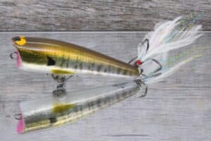 Black Label Balsa - Pop-N-Bob Signature Series - Custom Balsa Popper - Foiled Baby Bluegill