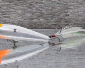 Black Label Balsa - Pop-N-Bob Signature Series - Custom Balsa Popper - Foiled Bone