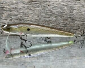 Black Label Balsa - Heads Up Signature Series - Custom Balsa Wake Bait - Foiled Cliff's Secret color