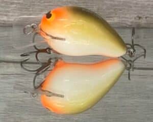 Black Label Balsa - Wreck - Balsa Squarebill - Parrot Orange Color - Zoom WEC E-1