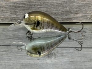 Black Label Balsa - Rumble-Signature Series - Balsa Crankbait - Foiled Baby Bluegill color