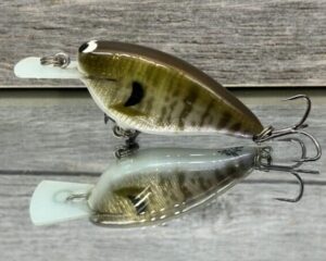 Black Label Balsa - Bacon-Signature Series - Balsa Crankbait - Foiled Baby Bluegill Color