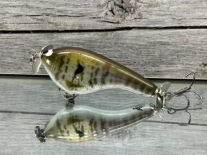 Black Label Balsa - Tease Signature Series - Custom Balsa Topwater Prop - Foiled Baby Bluegill