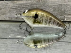 Black Label Balsa - Prowler MR Signature Series - Custom Balsa Crankbait - Foiled Baby Bluegill color
