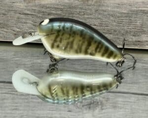 Black Label Balsa - Peanut - Balsa Crankbait - Pearl Crappie Color - Zoom WEC Mutt