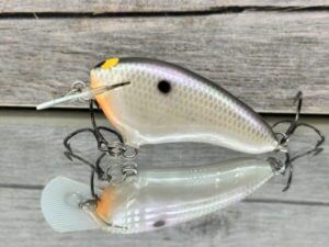 Black Label Balsa - Hickster - Balsa Crankbait - Gizzard Shad Pearl - Zoom WEC Hicky