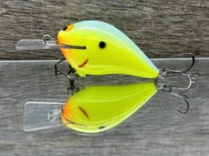 Black Label Balsa - Stump Knocker - Custom Balsa Squarebill - Blue Moon color
