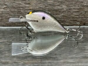 Black Label Balsa - Stump Knocker - Custom Balsa Squarebill - Gizzard Shad Foil color