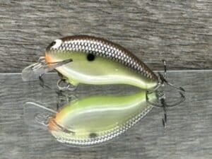 Black Label Balsa - Badger SR Squarebill - Custom Balsa Crankbait - Slick color
