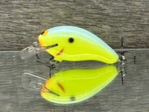 Black Label Balsa - Badger SR Squarebill - Custom Balsa Crankbait - Blue Moon color
