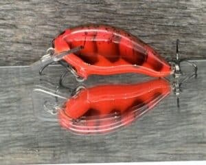 Black Label Balsa - Badger SR Squarebill - Custom Balsa Crankbait - Delta Craw color