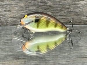 Black Label Balsa - Badger SR Squarebill - Custom Balsa Crankbait - Bold Bluegill color