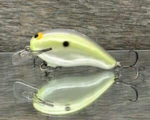 Black Label Balsa - Badger SR Squarebill - Custom Balsa Crankbait - Haze color